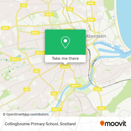 Collingbourne Primary School map
