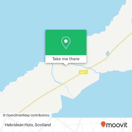 Hebridean Huts map
