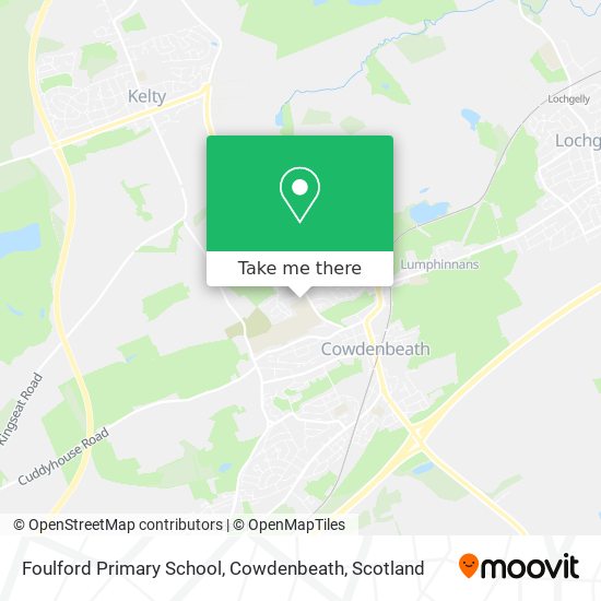 Foulford Primary School, Cowdenbeath map