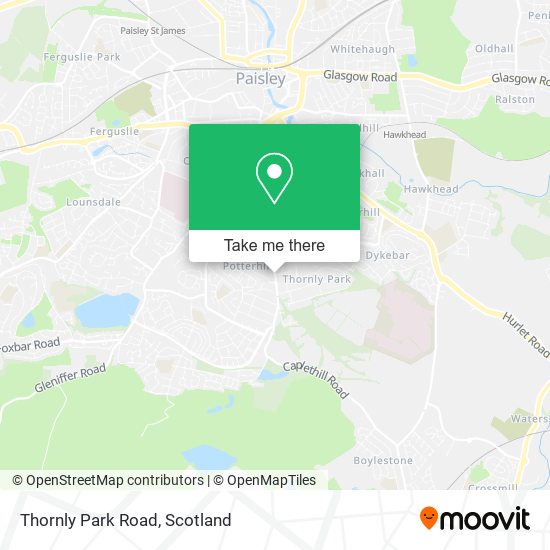 Thornly Park Road map