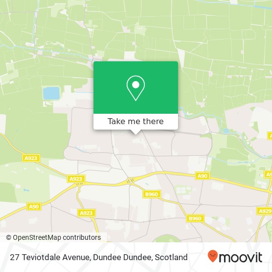 27 Teviotdale Avenue, Dundee Dundee map