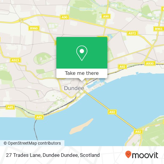 27 Trades Lane, Dundee Dundee map
