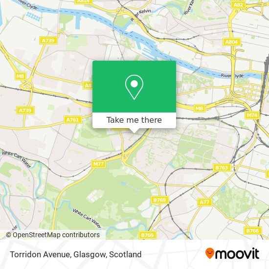 Torridon Avenue, Glasgow map