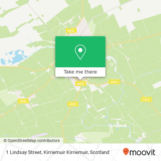 1 Lindsay Street, Kirriemuir Kirriemuir map