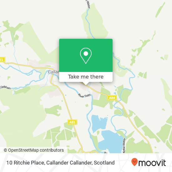 10 Ritchie Place, Callander Callander map