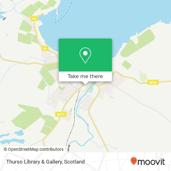 Thurso Library & Gallery map