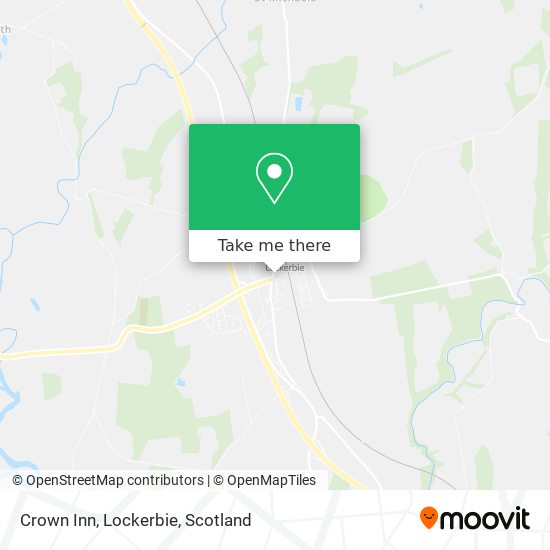 Crown Inn, Lockerbie map