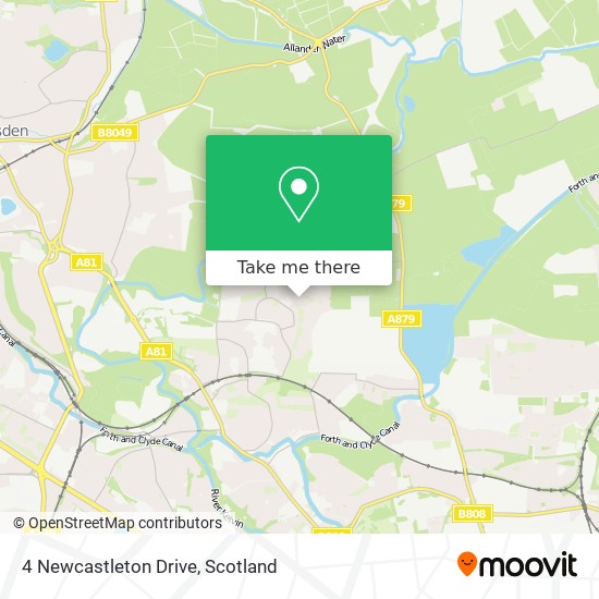 4 Newcastleton Drive map