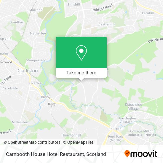 Carnbooth House Hotel Restaurant map