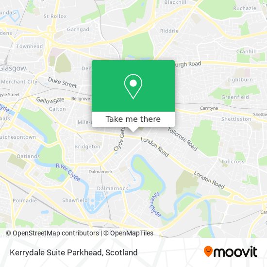 Kerrydale Suite Parkhead map