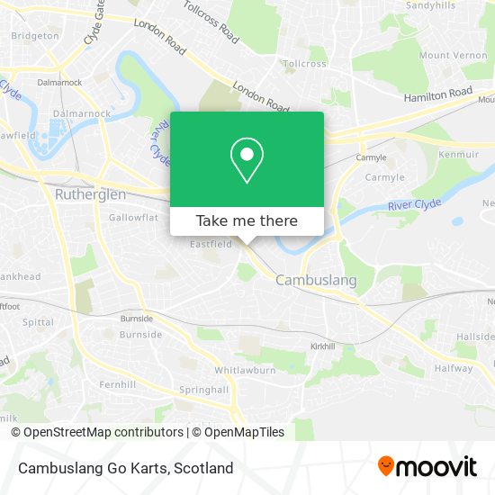 Cambuslang Go Karts map