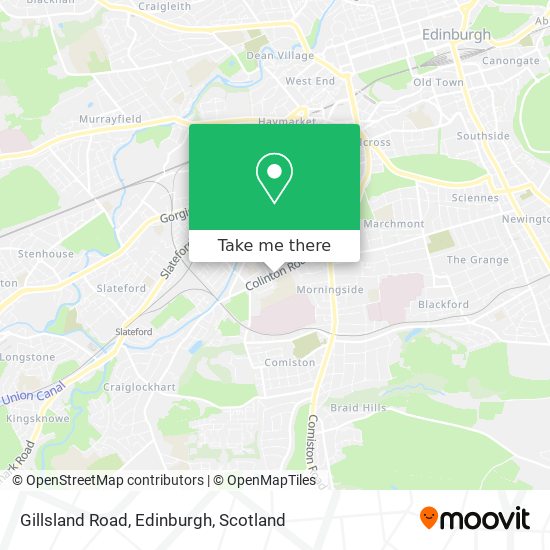 Gillsland Road, Edinburgh map