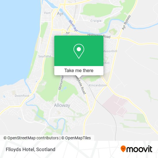 Flloyds Hotel map