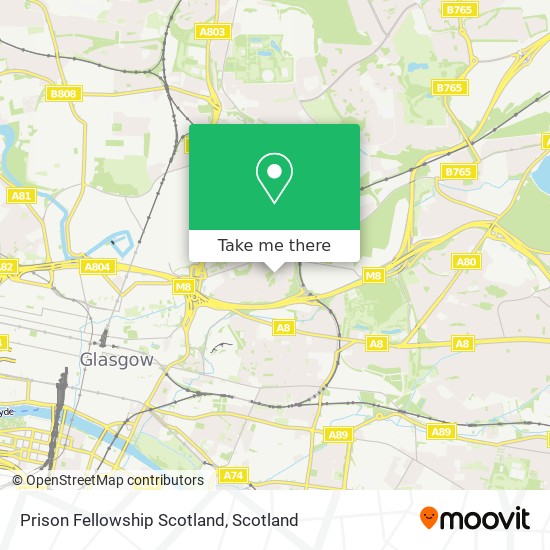 Prison Fellowship Scotland map