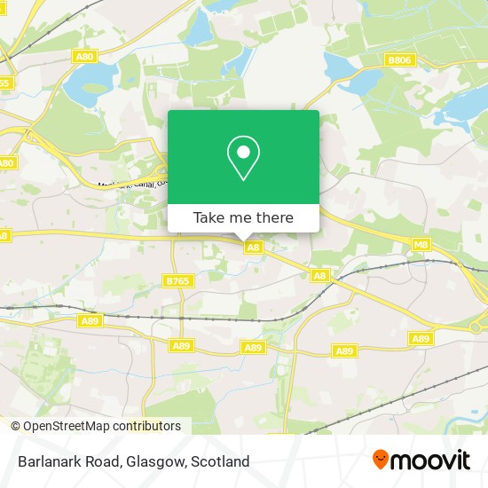 Barlanark Road, Glasgow map