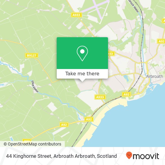 44 Kinghorne Street, Arbroath Arbroath map