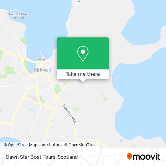 Dawn Star Boat Tours map