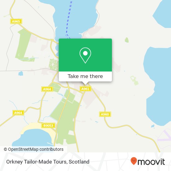 Orkney Tailor-Made Tours map