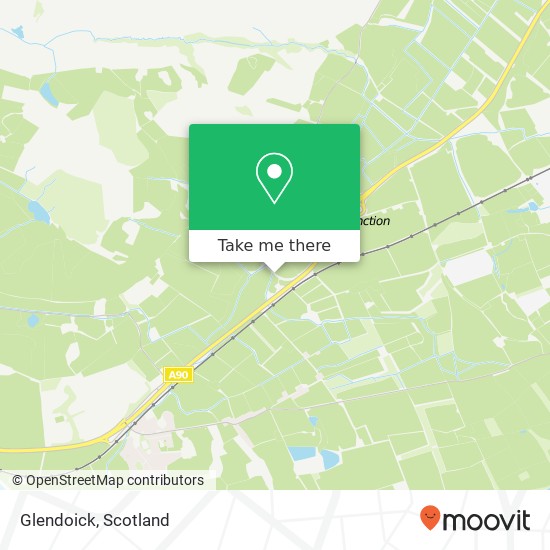 Glendoick map