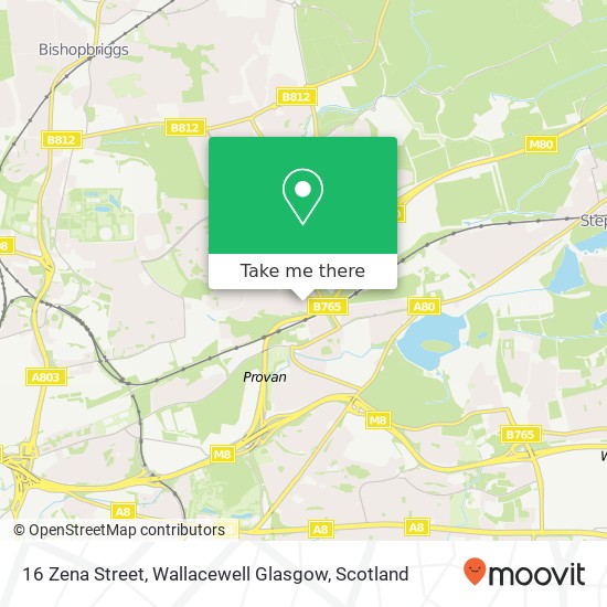 16 Zena Street, Wallacewell Glasgow map