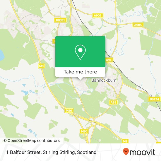 1 Balfour Street, Stirling Stirling map