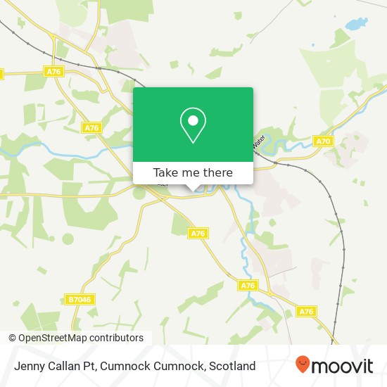 Jenny Callan Pt, Cumnock Cumnock map