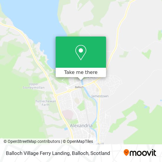 Balloch Village Ferry Landing, Balloch map