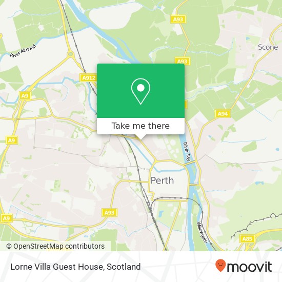 Lorne Villa Guest House map