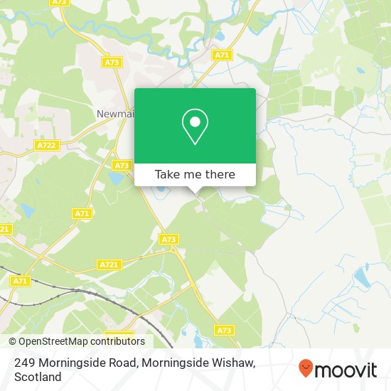 249 Morningside Road, Morningside Wishaw map