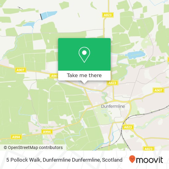 5 Pollock Walk, Dunfermline Dunfermline map