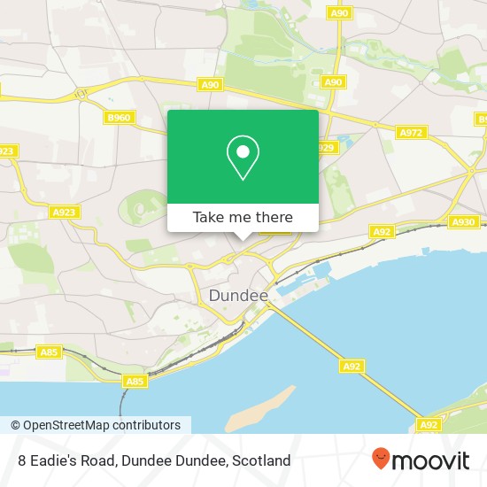 8 Eadie's Road, Dundee Dundee map