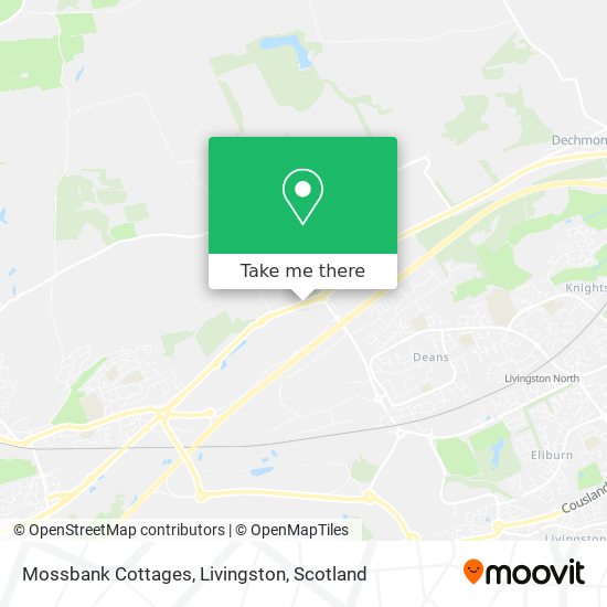 Mossbank Cottages, Livingston map