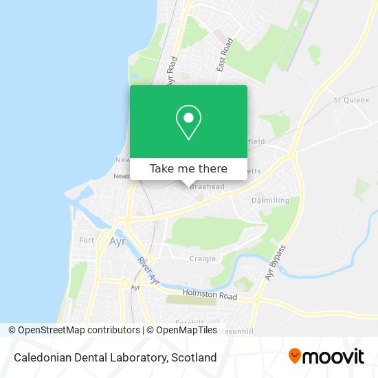 Caledonian Dental Laboratory map