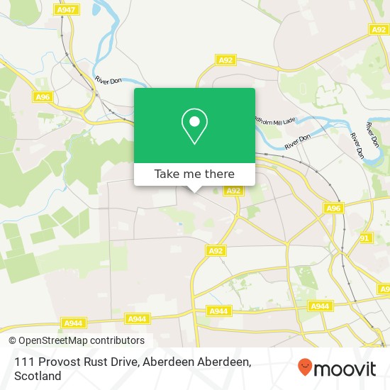 111 Provost Rust Drive, Aberdeen Aberdeen map