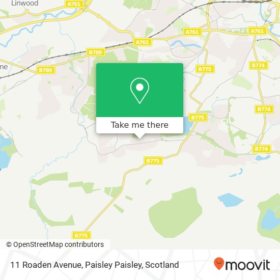 11 Roaden Avenue, Paisley Paisley map