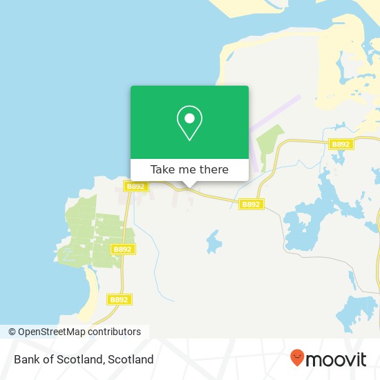 Bank of Scotland, Balivanich Isle of Benbecula Isle of Benbecula HS7 5 map