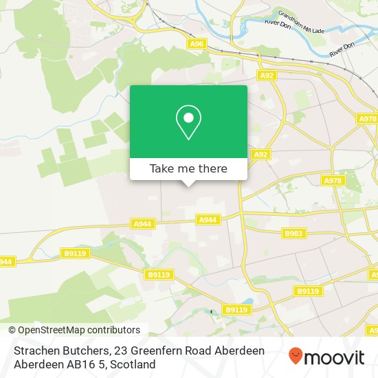 Strachen Butchers, 23 Greenfern Road Aberdeen Aberdeen AB16 5 map