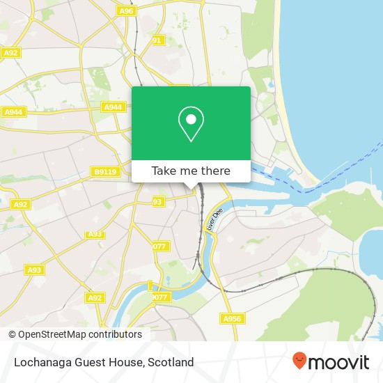 Lochanaga Guest House map