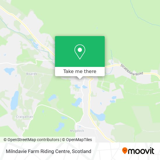 Milndavie Farm Riding Centre map