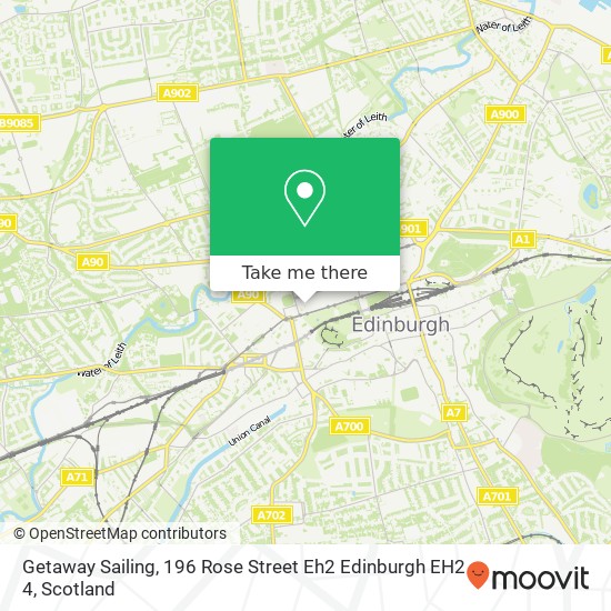 Getaway Sailing, 196 Rose Street Eh2 Edinburgh EH2 4 map