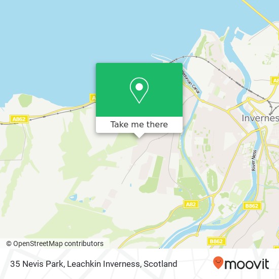 35 Nevis Park, Leachkin Inverness map