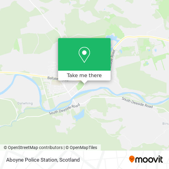 Aboyne Police Station map