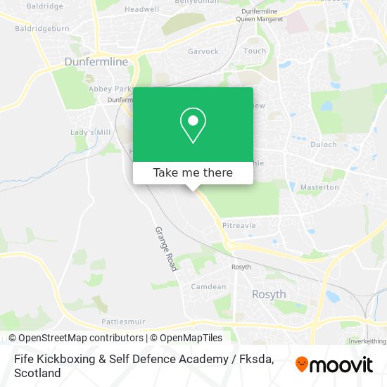 Fife Kickboxing & Self Defence Academy / Fksda map