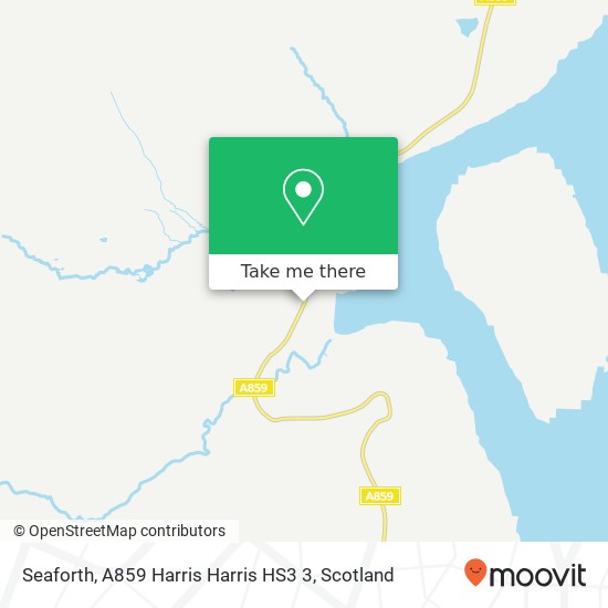 Seaforth, A859 Harris Harris HS3 3 map