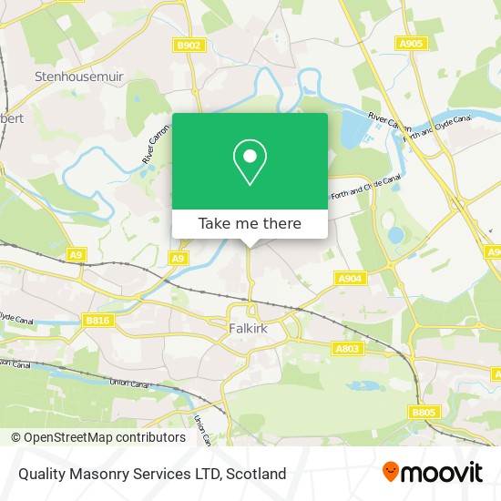 Quality Masonry Services LTD map