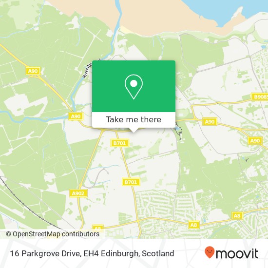 16 Parkgrove Drive, EH4 Edinburgh map