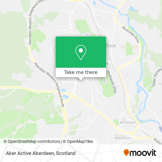 Aker Active Aberdeen map