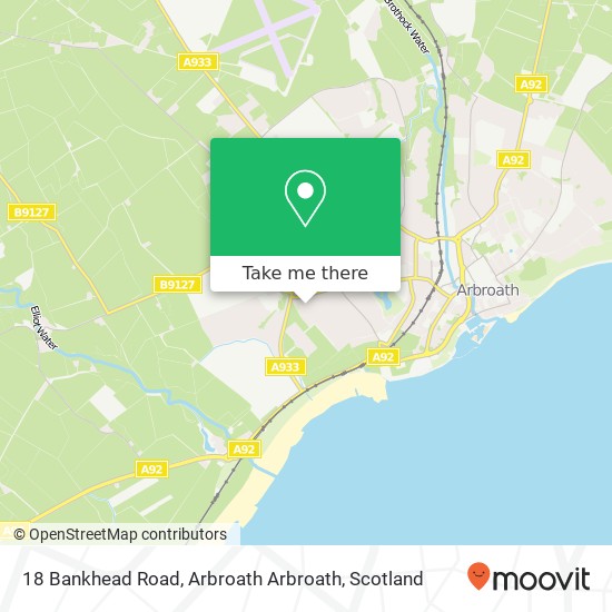18 Bankhead Road, Arbroath Arbroath map
