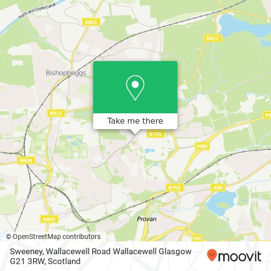 Sweeney, Wallacewell Road Wallacewell Glasgow G21 3RW map