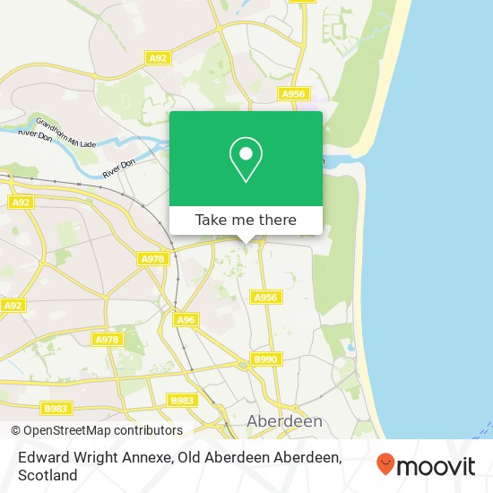 Edward Wright Annexe, Old Aberdeen Aberdeen map